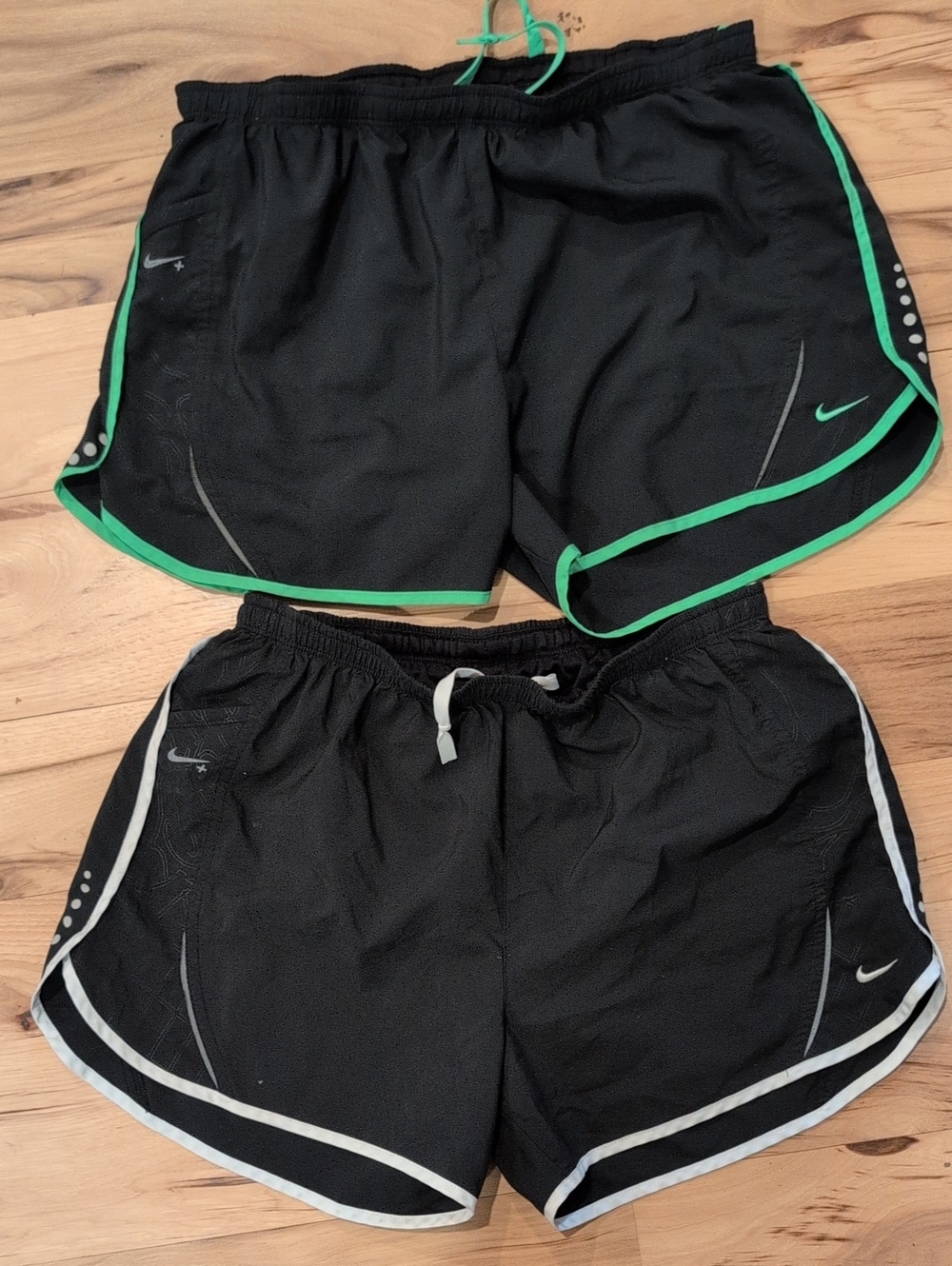 Nike Black Women's Running Shorts With Inner Lining And Pocket - Pack of 2